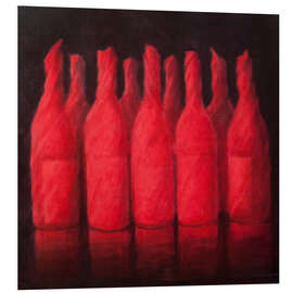 Foam board print Red boxed wine, 2012