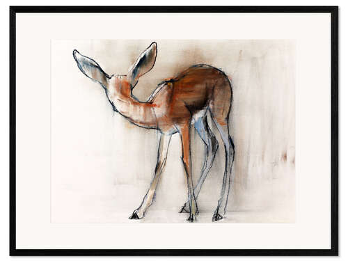 Framed art print Gazelle Fawn