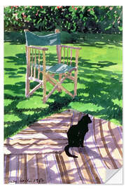 Selvklebende plakat Black Cat and Dappling