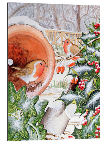 Gallery print Christmas Robins