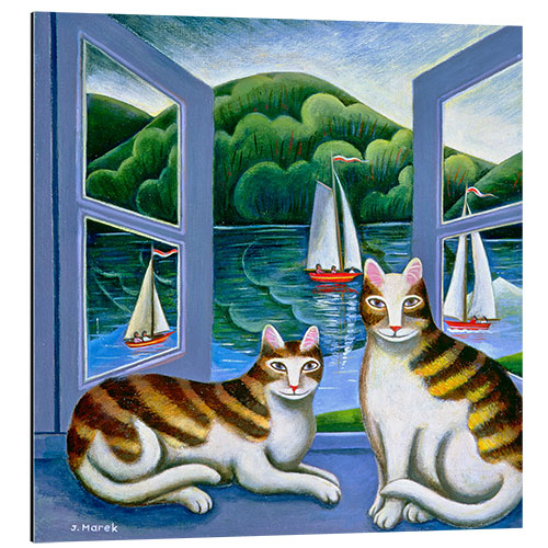 Aluminium print Bonny en Clyde