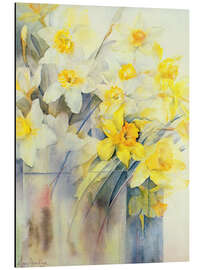 Magnettafel Verschiedene Narzissen in einer Vase