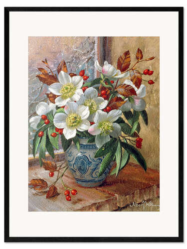 Impression artistique encadrée A Yuletide Bunch