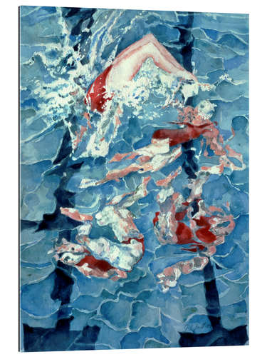 Quadro em plexi-alumínio Synchronised Swimming