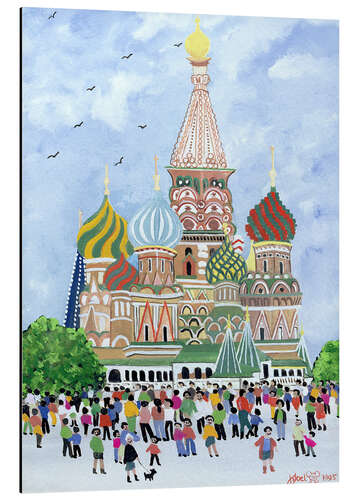 Aluminium print St. Basil's Cathedral, Red Square, 1995