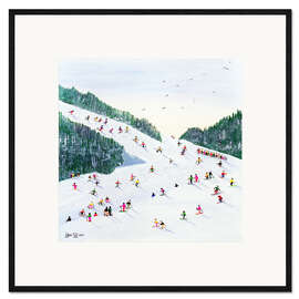 Framed art print Skiing, 1995