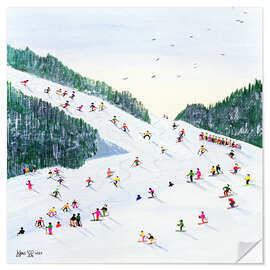 Muursticker Skiën, 1995