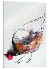 Gallery print Chicken during feeding