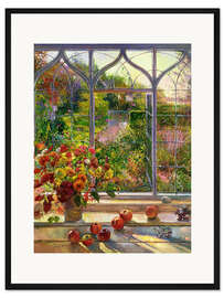 Gerahmter Kunstdruck Blick auf den Herbst