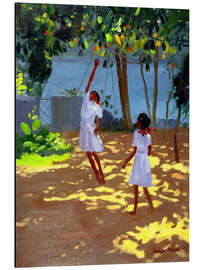 Aluminium print Reaching for Oranges, Bentota