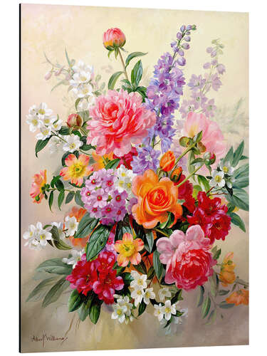 Aluminium print A High Summer Bouquet