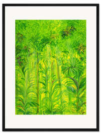 Gerahmter Kunstdruck Regenwald, Malaysia