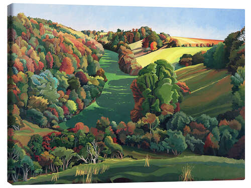 Canvas print The wide field, Yatton Keynell