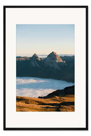 Gerahmter Kunstdruck Grosser und Kleiner Mythen über Nebelmehr