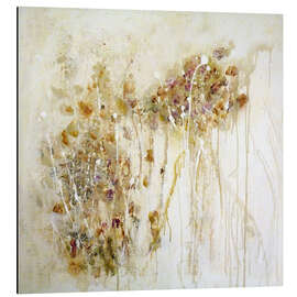 Magnettafel Floral zerlaufen