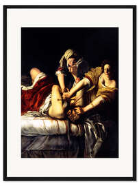 Gerahmter Kunstdruck Judith und Holofernes