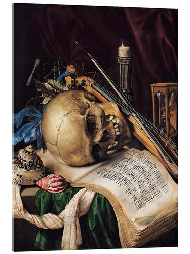 Acrylic print Vanitas (Vanity)