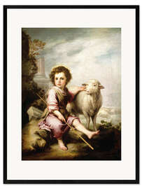 Ingelijste kunstdruk The Good Shepherd