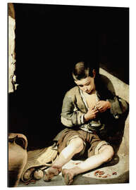 Magnettafel Junger Bettler