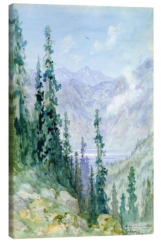 Canvas print Mountainous landscape