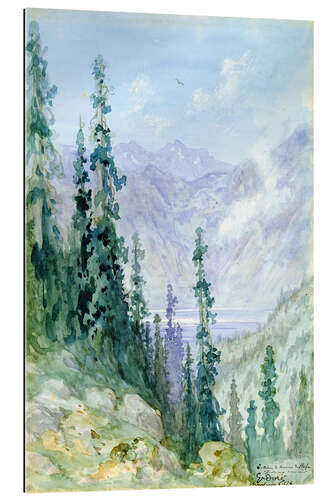 Gallery print Mountainous landscape