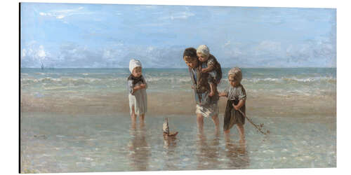 Tableau en aluminium Enfants de la mer