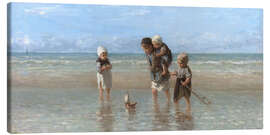 Tableau sur toile  Enfants de la mer - Jozef Israels