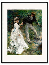 Gerahmter Kunstdruck La Promenade