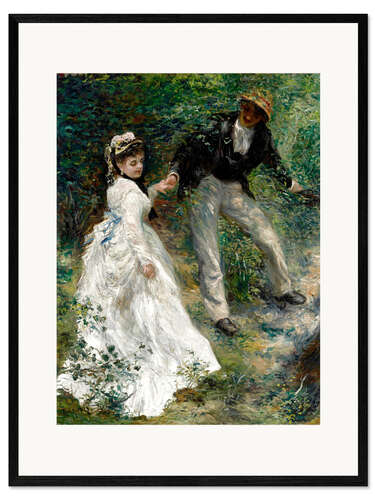 Gerahmter Kunstdruck La Promenade