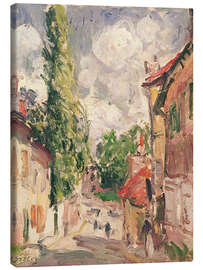 Canvas print Road in a Village