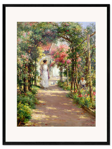 Stampa artistica con cornice Summer in the garden