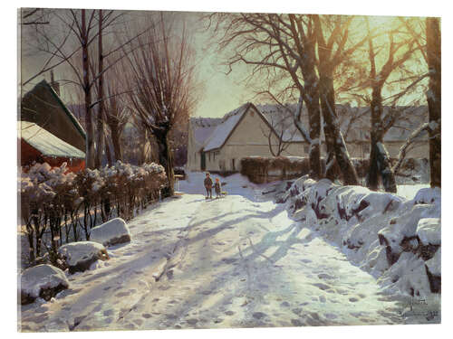 Acrylglasbild Der Weg nach Hause, 1923