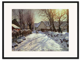 Gerahmter Kunstdruck Der Weg nach Hause, 1923