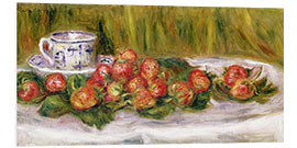 Stampa su PVC Still Life of Strawberries and a Tea-cup