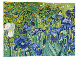 Foam board print Irises