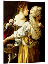 Acrylic print Judith and her Maidservant I