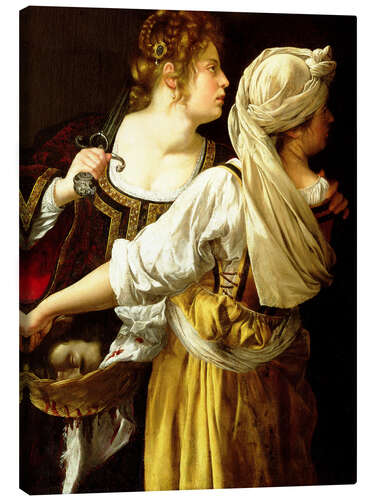 Lærredsbillede Judith and her Maidservant I