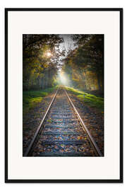 Gerahmter Kunstdruck ins licht