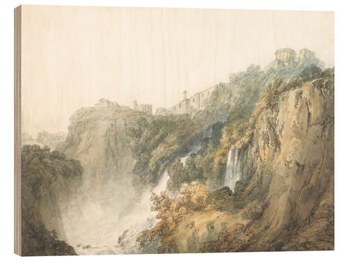 Obraz na drewnie Tivoli with the Temple of the Sibyl and the Cascades