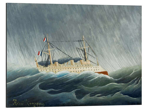 Alumiinitaulu The storm-throwing ship