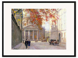 Gerahmter Kunstdruck Eine Straße in Kopenhagen