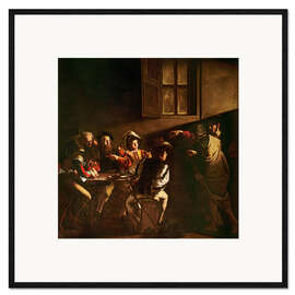 Ingelijste kunstdruk The Calling of St. Matthew