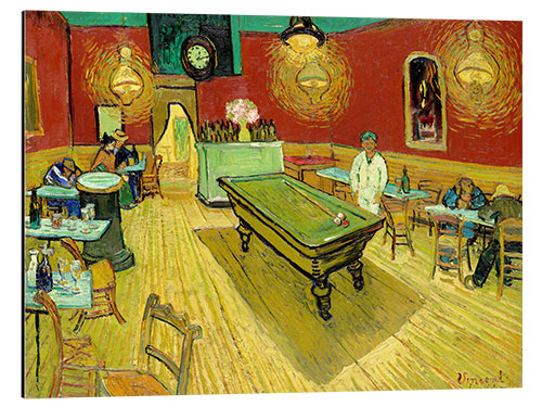 Aluminium print Night Cafe in Arles