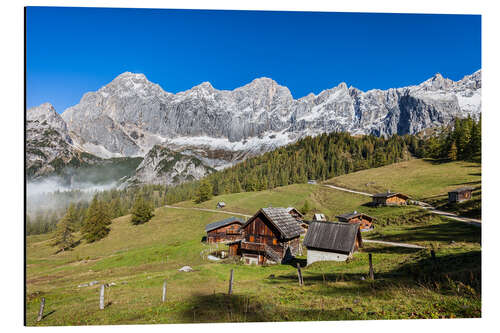 Quadro em alumínio Alm in the Alps