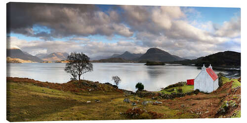 Canvas print Upper Loch Trridon, Scotland