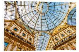 Foam board print Gallery Vittorio Emanuele Milan