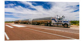 Foam board print Road Train Australia 