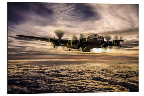 Aluminium print Dambuster Lancaster