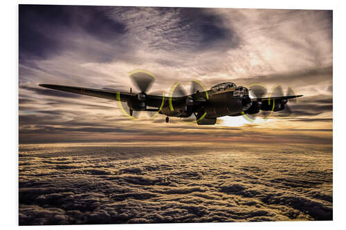 Foam board print Dambuster Lancaster