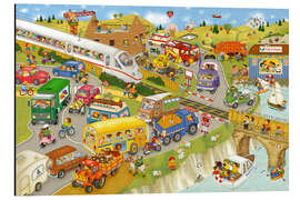 Magnettafel Wir sind unterwegs (Wimmelbild)